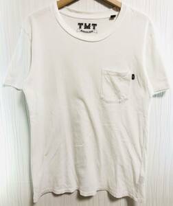3601 TMT / ティーエムティー 胸ポケット ロゴ Tシャツ S Z0