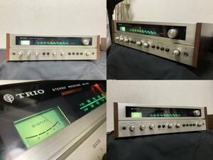 動作OK★TRIO SS-100（1973年）★トリオ　木目調レシーバー・メインアンプ・AM/FMラジオチューナー★KENWOOD　日本製★