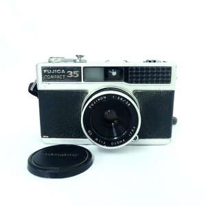 フジフイルム FUJICA フジカ COMPACT 35 コンパクト35 フィルムカメラ 空シャッターOK USED /2307C