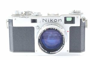 NIKON S2 前期 ニコン フィルムカメラ レンジファインダー NIKKOR-S・C F1.4 5cm 単焦点レンズ 43516-Y