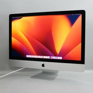 1円スタート Apple iMac (Retina 5K, 27インチ, 2019) (Core i5-8500/メモリ32GB/SSD28GB+HDD1TB(Fusion Drive)/macOS 13)