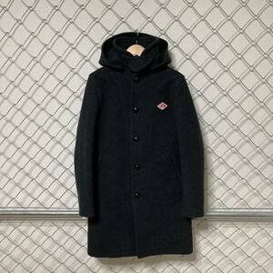 ★ DANTON ダントン ウール モッサーコート ジャケット グレー 36 美品!! レディース