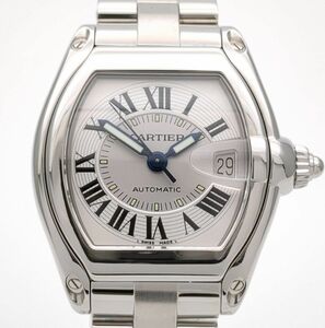 OH済　カルティエ　ロードスター　W62000V3　自動巻　SS　グレイ　メンズ　腕時計　Cartier　◆3111/藤枝インター店
