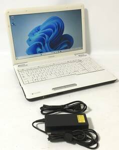 ★SSD換装済！リュクスホワイト★TOSHIBA 東芝 dynabook ノート EX/55LWHD Core i5-430M/メモリ8GB/SSD256GB/Office/HDMI/VGA/LAN/DVD/SDXC