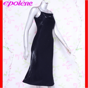 カラードレス　epolene　フォーマルワンピース　光沢　キャミドレス　発表会　舞台衣装　中古