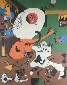 ジョアン・ミロ　Joan Miro　フォトリトグラフ　1973年　【真作】〇版サイン有　◎ナンバリング有　◎SPADEM 　◎大判