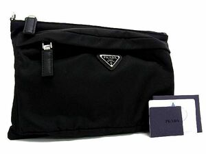 ■新品■未使用■ PRADA プラダ 2NH007 テスートナイロン ポーチ マルチケース クラッチバッグ セカンドバッグ ブラック系 AI2590MZ