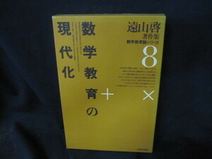 遠山啓著作集数学教育論シリーズ8　数学教育の現代化　シミ有/VDV