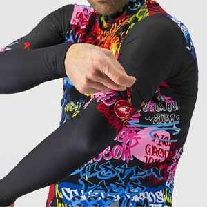 【新品 Thermoflex +8～+20℃即決即日発送】Castelli カステリ /アームウォーマー/Graffiti Cycle Arm Warmers/Explosion/Mサイズ