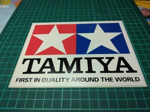 タミヤ ステッカー 昭和56年頃 田宮模型 tamiya first in quality around the world