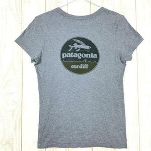 WOMENs S パタゴニア ウィメンズ Cardiff オーガニックコットン Tシャツ PATAGONIA グレー系