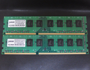 mem321 panram 8GBx2枚 16GB DDR3/PC3-12800 中古品