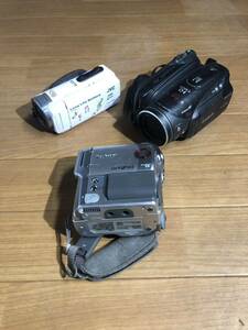 キャノン　ビクター　ビデオカメラ　DM-IXY/iVIS HV30/GZ-F100 3点