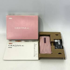 【新品未使用 訳あり】京セラ GRATINA 4G KYF31 ピンク 利用制限〇 SIMロック解除済み 折りたたみ ガラホ au版