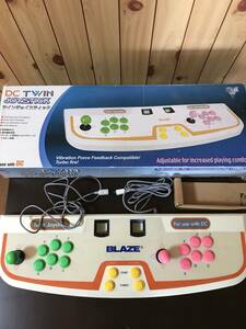 DC ツインジョイスティック 中古 動作未確認　TWIN JOYSTICK ブレイズ blazeドリームキャスト