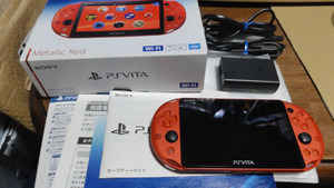 ●PSVita PS Vita PCH-2000 メタリック レッド メタリック・レッド FW3.65 本体美品●
