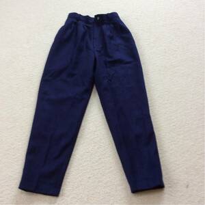 WOOL BLEND MARK 濃紺 パンツ ウエスト63cm ヒップ90cm 日本製