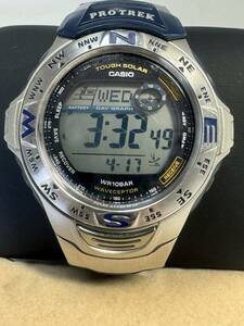 Ｌ366　腕時計　CASIO/カシオ　PRO TREK/プロトレック　PRW-100BJ 電波ソーラー　稼働品