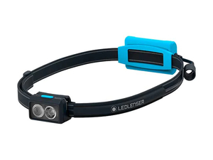 レッドレンザー(LED LENSER) LEDヘッドライト NEO3 Black/Blue 高輝度 ヘッドランプ 防滴 防水 IP54 可動式 ヘッド 後部 認識 乾電池