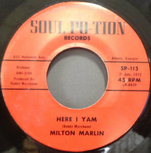【SOUL 45】MILTON MARLIN - YOU SEND ME / HERE I AM (s231102047) 