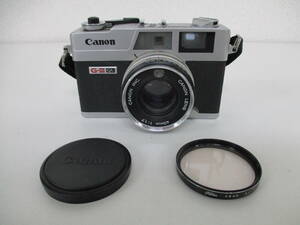 中古 カメラ キャノン Canon Canonet QL17 G-Ⅲ QL LENS 40mm 1:1.7 レンジファインダーカメラ ※動作未確認 ／I
