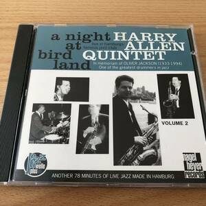 【CD】ハリー・アレン・クインテット／A NIGHT AT BIRDLAND VOL.2