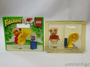 新品84年製 LEGO Fabuland 3711 チューバ奏者のピーター・ピッグ Peter Pig Tubby and Tuba ファビュランド レゴ