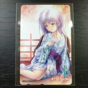 Angel Beats !　テレカ　Q　未使用品　エンジェルビーツ　Key テレホンカード