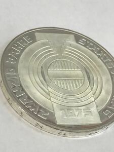 1円スタート 美品 1975年 オーストリア 100シリング銀貨 国家条約 20周年 記念銀貨 独立回復 ※説明文内画像有ります
