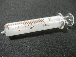ガラス製 INJECTOR 注射器 30ml シリンジ 雑貨 医療器具 30cc 液体の移し替え