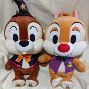 #PM30 Disney ディズニー チップとデール ぬいぐるみ 2点 セット ハロウィン 東京ディズニーシー アーケードゲーム TDR TDL TDS