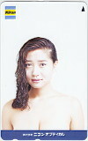 テレホンカード アイドル テレカ 細川ふみえ Nikon ニコンオプティカル RH010-0141