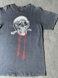 希少 90s ハーレー スカル ビンテージ Tシャツ harley davidson skull vintage old hanes 3D