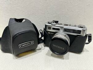 【KIM-1803】1円～ YASHICAヤシカ ELECTRO35 エレクトロ35 フィルムカメラ 当時物 ヴィンテージ 現状保管品 ケース付 動作未確認