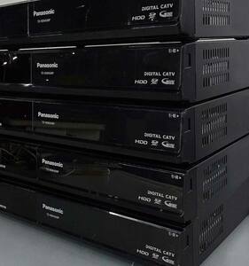 5台セット HDMIケーブル STB 録画OK Panasonic TZ-HDW610P HDD500GB CATV セットトップ ケーブル 地デジチューナー パナソニック S022602