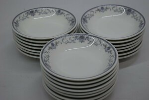 ☆Noritake（ノリタケ）皿径15.0cm×高さ2.8cm ローレライ Bone China ボーンチャイナ9693　20枚セット★9589