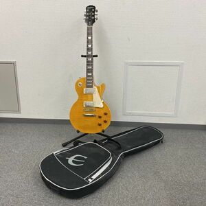 O054-H29-104 ▲Epiphone エピフォン レスポールモデル エレキギター 1107203055 楽器 弦楽器 ケース付 通電確認済