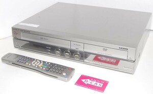 vhs dvd 一体型 レコーダーSHARP HDD 250GB DV-ACV32【中古】