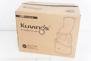 未使用 Kuvings クビンス JSG-82S ホールスロージューサー サイレントジューサー レッド