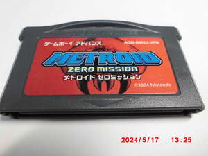 GBAROMカセット　METROID ZERO missoin メトロイド　ゼロミッション　　送料　370円　520円