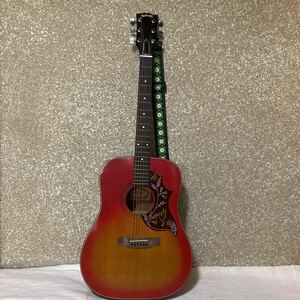 アンティーク.アコースティックギター .MＯＤＥＬ.ＮＯ,150.ＨＯTＴＡ.MＵＳIＣAL.ＩNSＴ.ＣＯ.ＪＡＰＡＮ.日本製.完品.横幅.約40cmです.