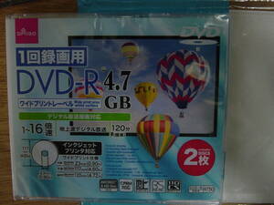 ダイソー DVD-R 4.7G 2枚 1-16倍速＋ シールズ　SEALS CL06 07 08 09つき チア