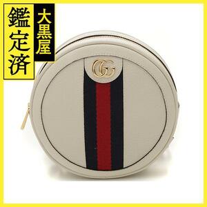 GUCCI　グッチ　オフィディア　ミニバックパック　598661　ホワイト　レザー【472】2148103564246