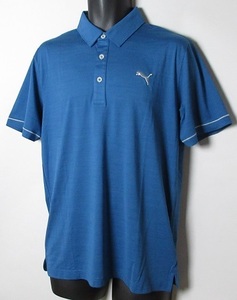 プーマ/PUMA ゴルフ　CLOUDSPUN 半袖ポロシャツ/Lサイズ/620764/新品/ブルー