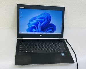 HP Probook 430 G5 CPU INTEL CORE i7-8500U CORE i7 第8世代 メモリ8GB SSD500GB 無線 Bluetooth カメラ 13.3 インチ 中古 HP ノートPC
