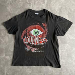 80s ビンテージ LOUDNESS ラウドネス 1987年 HURRICANE EYES TOUR プロモ Tシャツ USA製 L