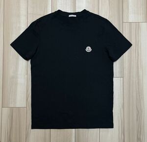 ［新品同様］モンクレール　シンプル　ワンポイント　Tシャツ　ブラック