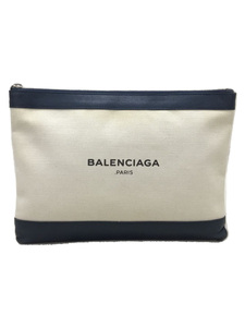 BALENCIAGA◆420407・4081・C・538735/CLIP M/クリップ M/クラッチバッグ/ロゴプリント/鞄