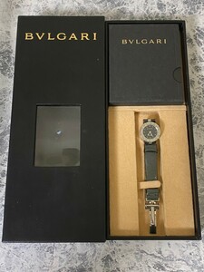 ジャンク品　BVLGARI ブルガリ 時計 B-Zero1 BZ22S 黒文字盤 レディース クォーツ 　【a137827】