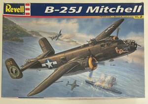 送料710円〜 1ヶ所破損有り 未使用品 Revell レベル/モノグラム 1/48 ノースアメリカン B-25J ミッチェル アメリカ陸軍航空隊 プラモデル